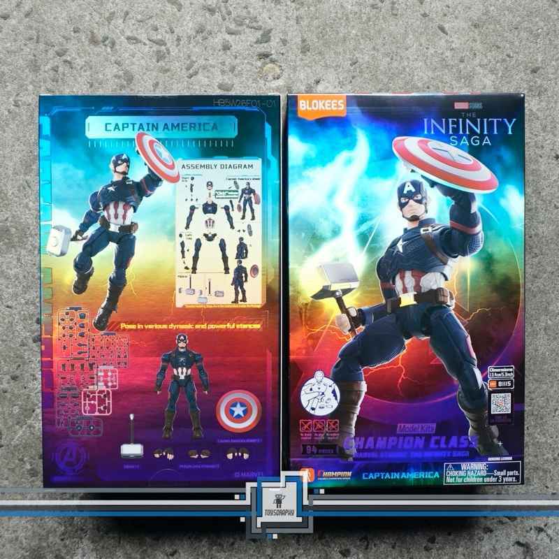 Jual Blokees Marvel Champion Class Captain America Infinity Saga