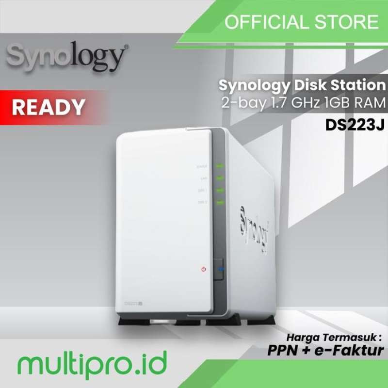 Jual Synology Ds223j Diskstation 2-bay Nas Server Storage Cloud Ds 223j ...