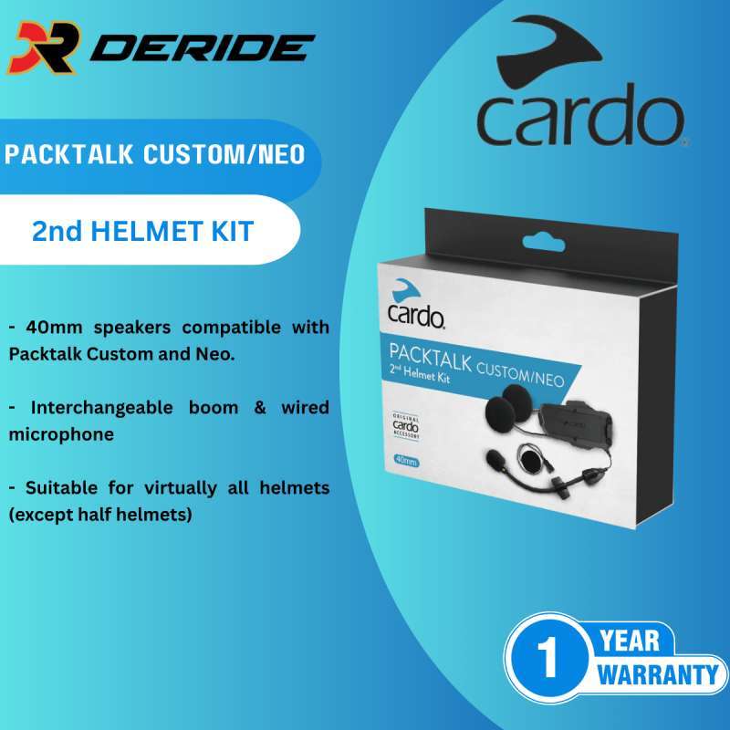 Jual Cardo Packtalk Neo / Custom 2nd Helmet Kit Garansi Resmi Pt