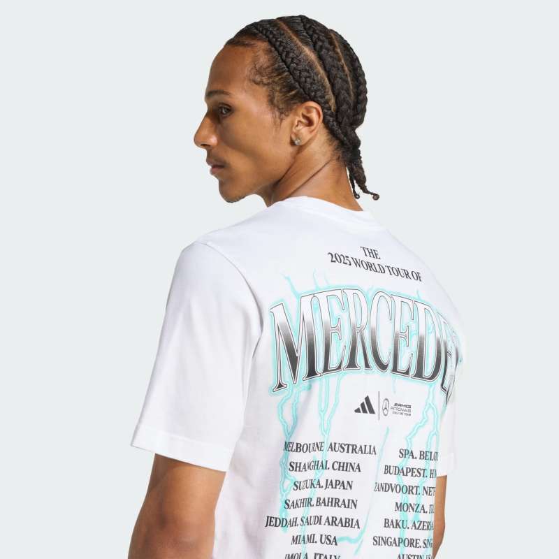 Adidas Mercedes AMG Petronas Formula One Team Graphic Tee KH1084 20252