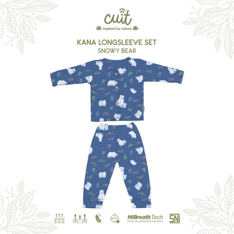[NEW MOTIF] Cuit Kana Setelan Anak Bayi 0 - 2 Tahun Kaos Tangan Panjang Motif Karakter 5