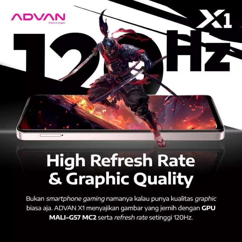 Jual Advan X1 Gaming Smartphone | Mediatek Helio G100 | 8/128gb | Nfc ...