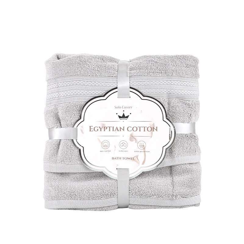 OHSOME Solo Corner Bath Towel Handuk Mandi Lembut dan Halus Warna  Grey/Pink