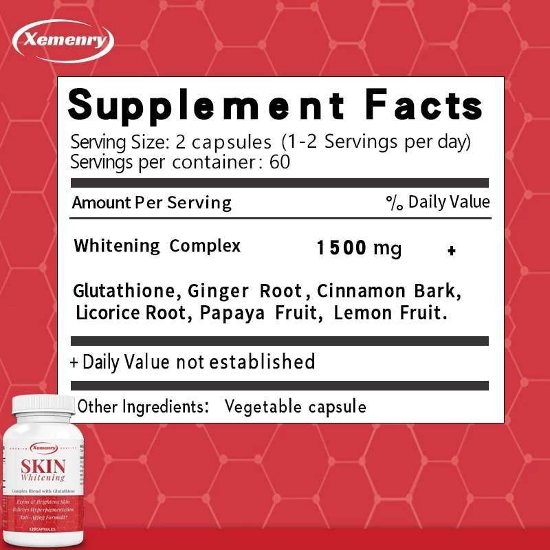 Xemenry USA Skin Whitening 1500mg