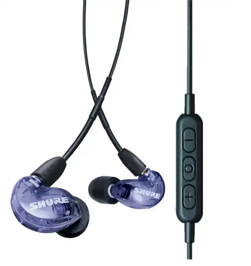 Purple Shure Sm 215 Shure SE215 Pro In Ear Monitor Earphone