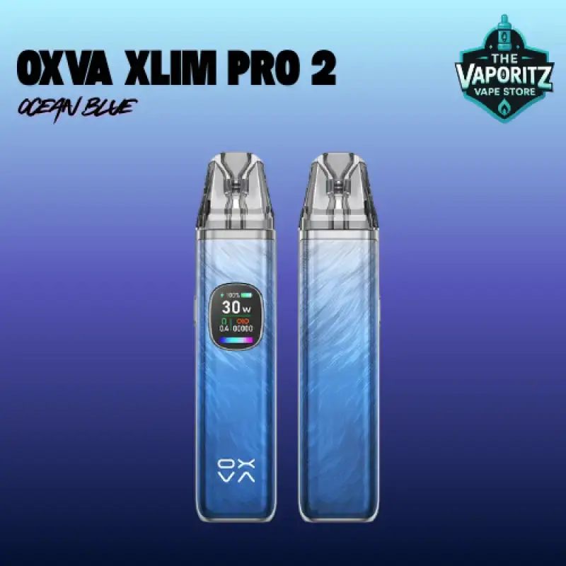 ocean blue oxva xlim pro 2 OXVA Xlim Pro 2 Pod Kit Blue Python Pod Kit main image 1