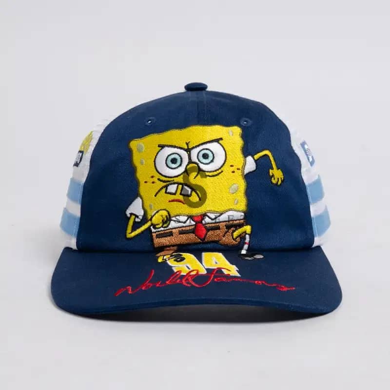 Jual Supreme Cap Spongebob X Jeff Hamilton Mesh Back 6 Panel Navy