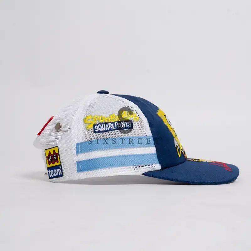 Jual Supreme Cap Spongebob X Jeff Hamilton Mesh Back 6 Panel Navy
