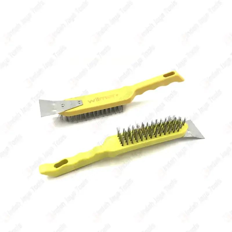 Jual Wilmer Sikat Kawat Baja Gagang Fiber 5 6 Baris Kape - Wire Brush