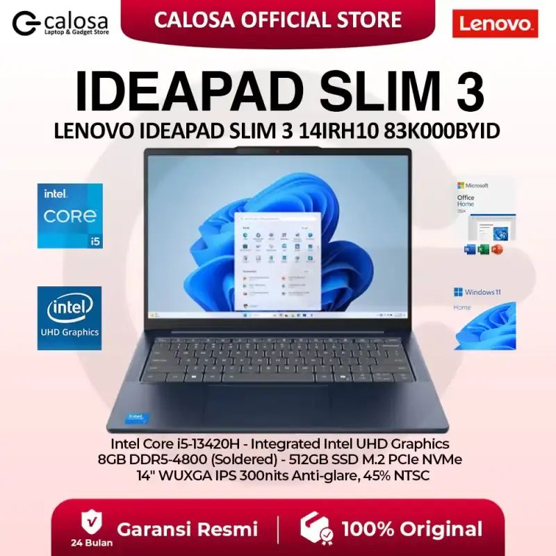 Promo Lenovo Ideapad Slim 3 14irh10 83k000byid 83k000bwid Byid Bwid ...