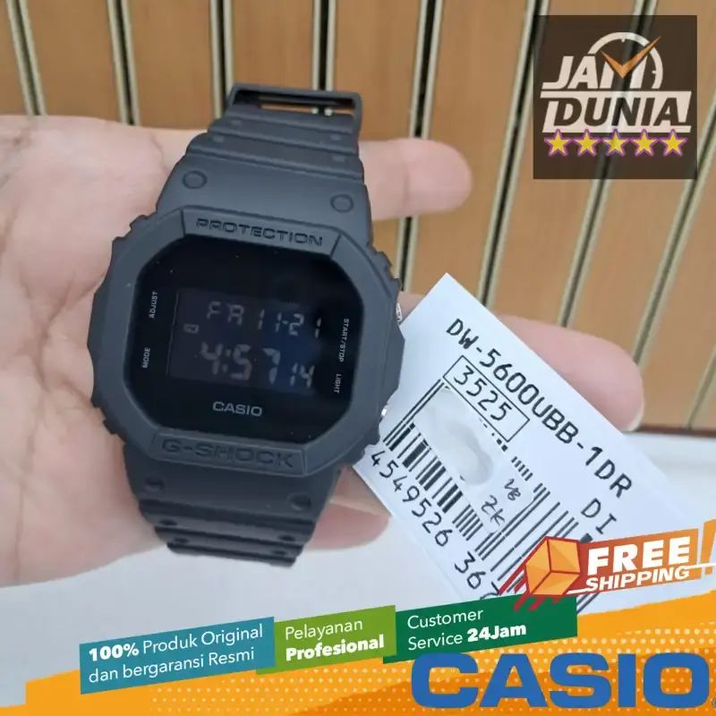 Jual Rubber Strap Jam Tangan Casio Dw 5600 🔥 Original & Model ...
