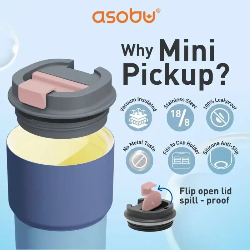 Jual Asobu Mini Pick-up Bottle - Botol Minum / Tumbler Kopi / Termos ...