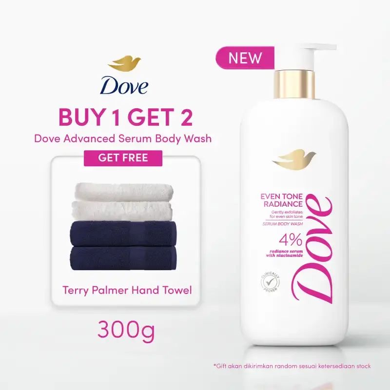 Promo Buy 1 Dove Advanced Serum Even Tone Radiance Body Wash Sabun