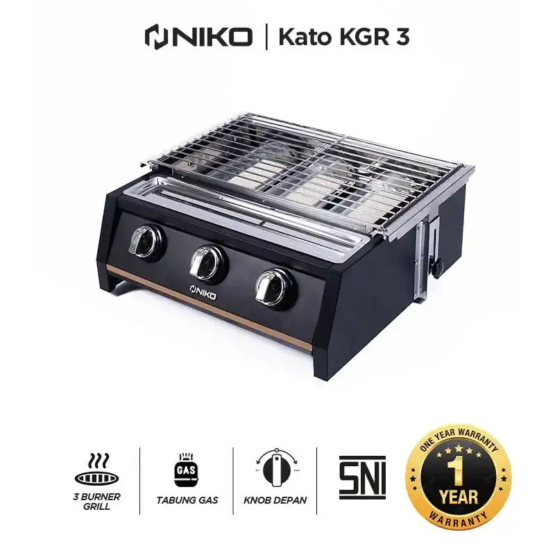 Jual Niko Kompor Gas Pemanggang Kato Kgr 3 Grill Gas Stove Di Seller ...