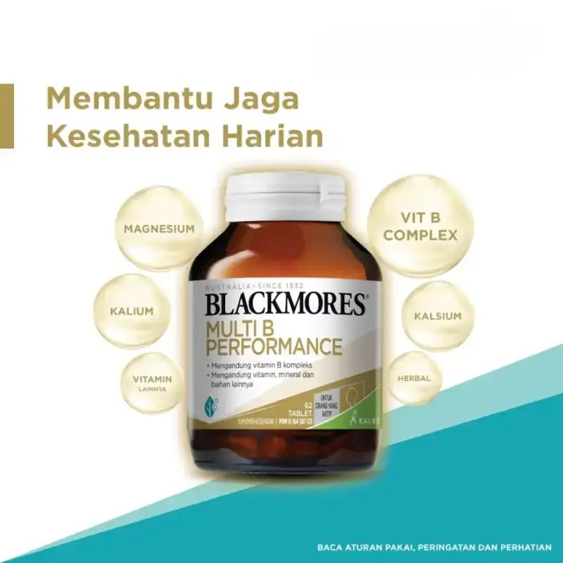 Promo Blackmores Multi B Performance - 30 Tablet Vitamin B Complex ...