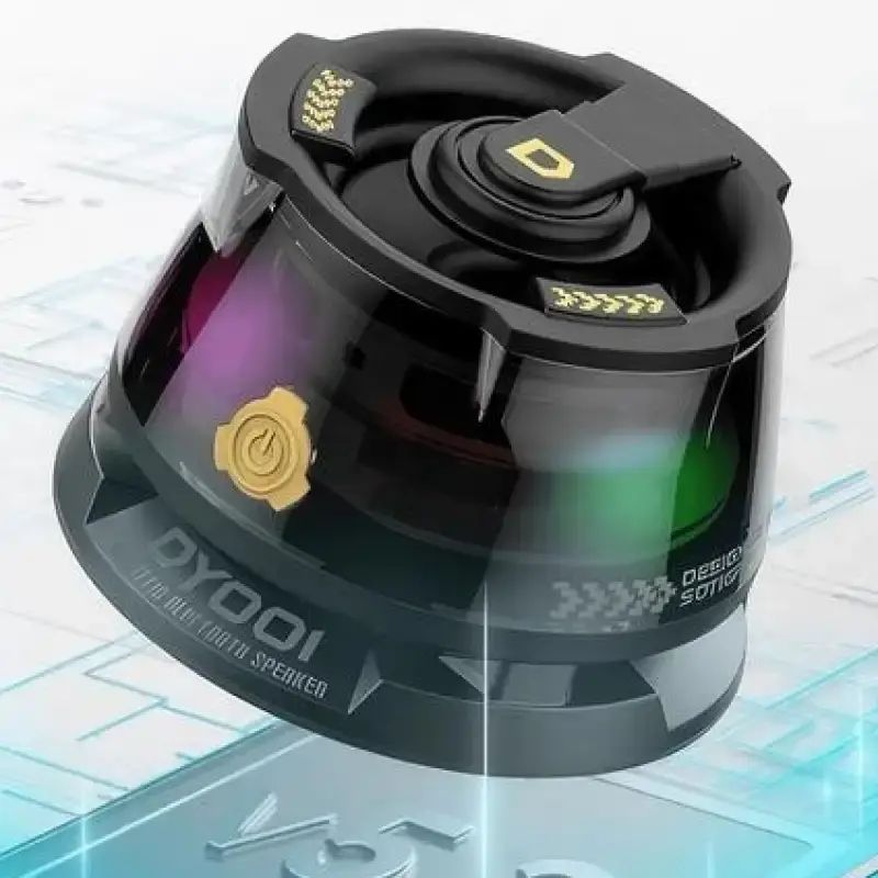 Promo Dy100 Speaker Magnet Bluetooth Portabel Mini Suara Jernih Lampu ...