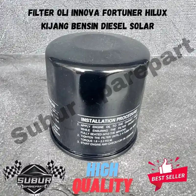 Jual Filter Oli Innova Fortuner Hilux Kijang Bensin Diesel Solar Di ...