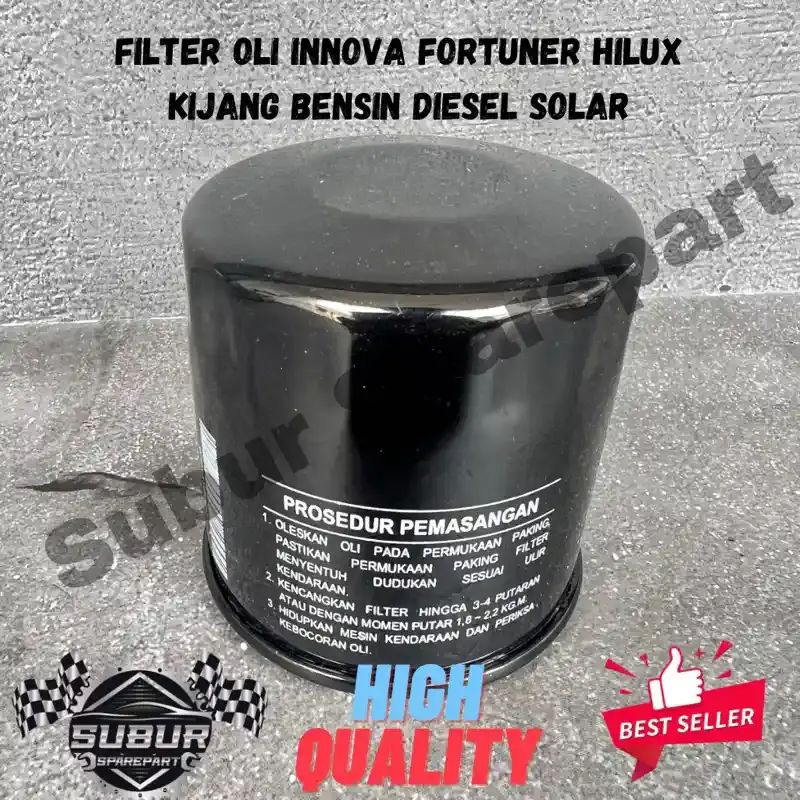 Jual Filter Oli Innova Fortuner Hilux Kijang Bensin Diesel Solar Di ...