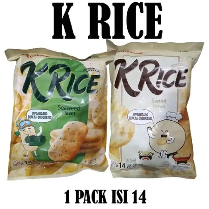 Jual Blisg Delfi Orion Krice K'rice Rice Crackers Snack - Sweet Flavor ...