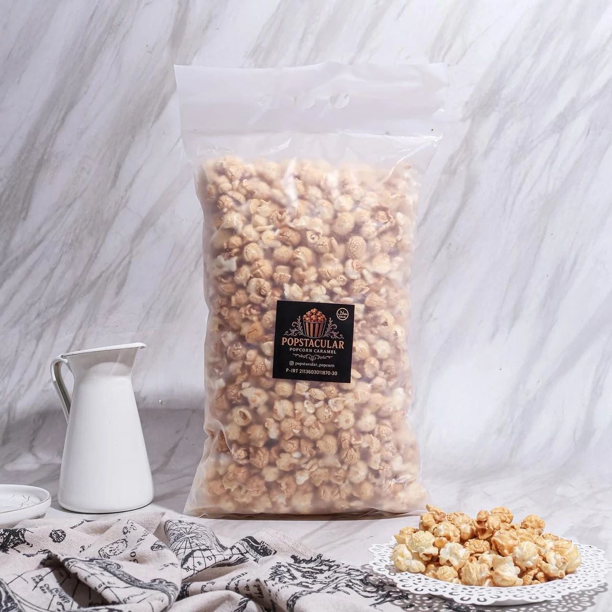 Promo New Popcorn Popstacular Rasa Caramel Keju Asin Dan Coklat - 500gr ...