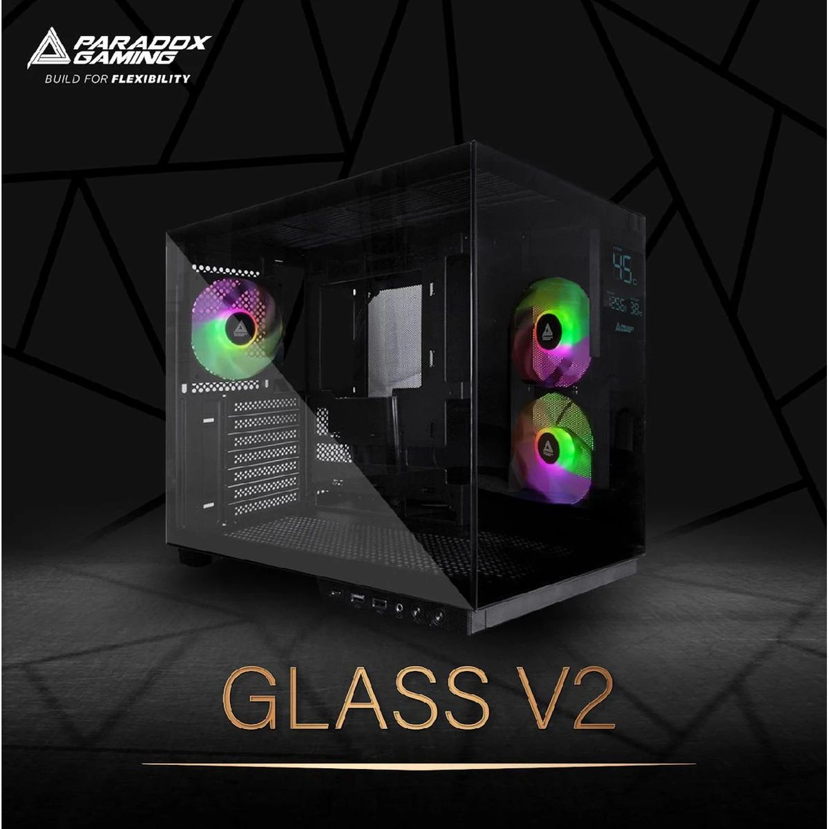 Promo Casing Pc Paradox Gaming V331t Glass V2 Atx (free 3 Fan Argb ...