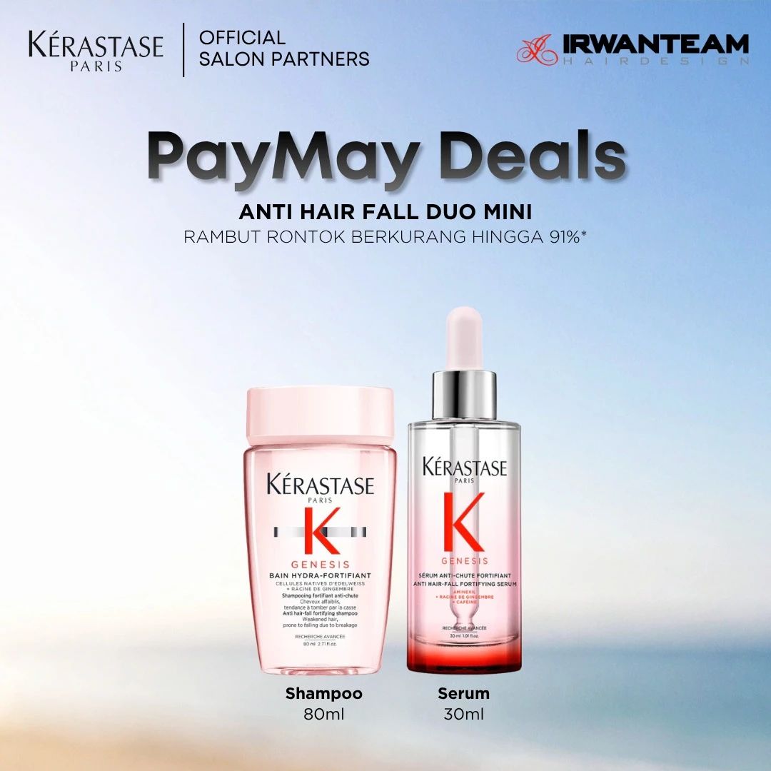 Jual Value Starter Kerastase Anti Hair Fall Set Shampoo & Serum Rambut ...