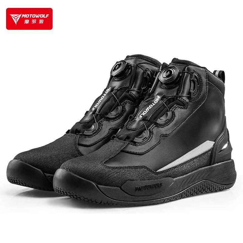 Jual Sepatu Motowolf Sh1 Waterproof Riding Boots Shoes - Black 43 Di ...