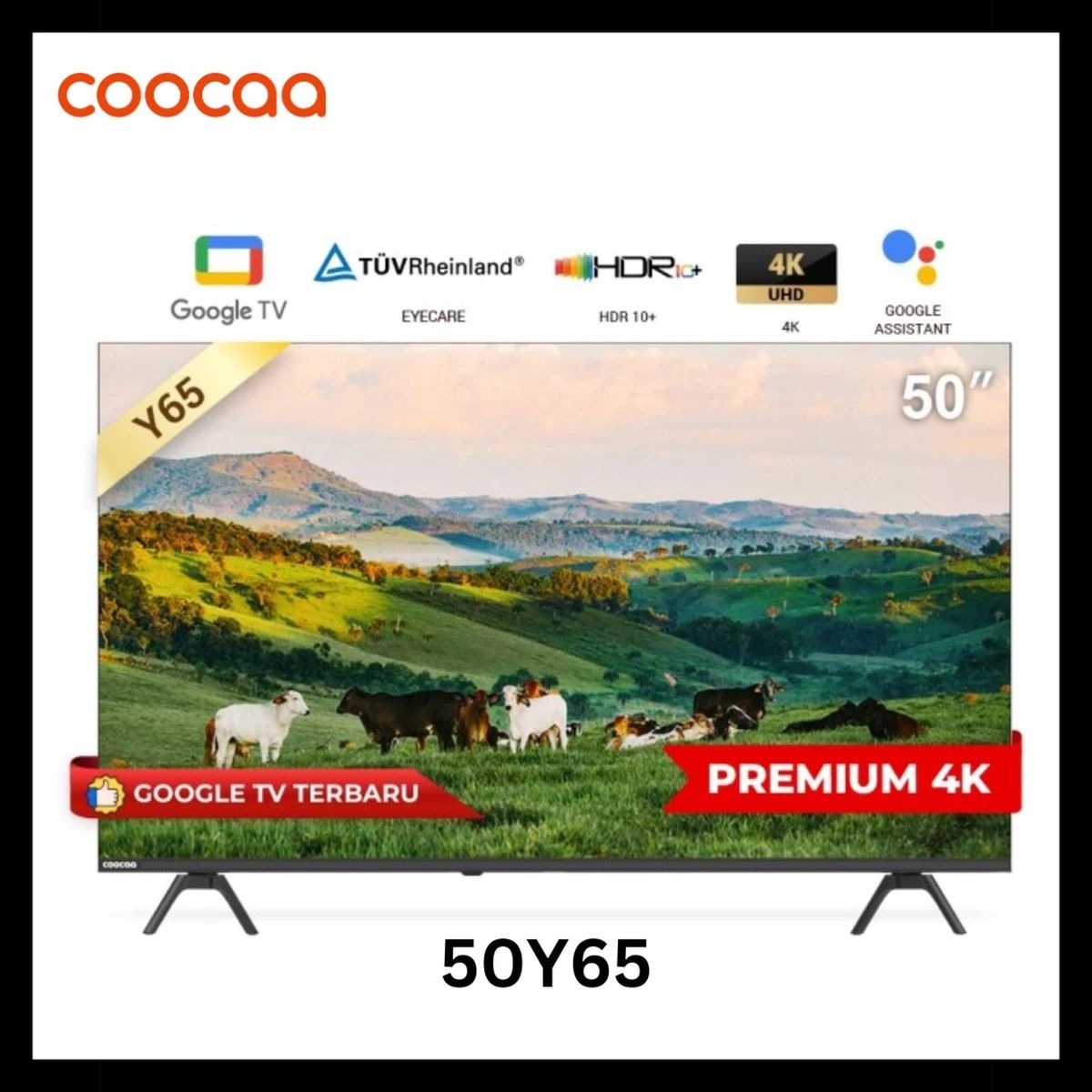 Promo Google Tv Coocaa 50 Inch 50y65 Free Pengiriman Serang