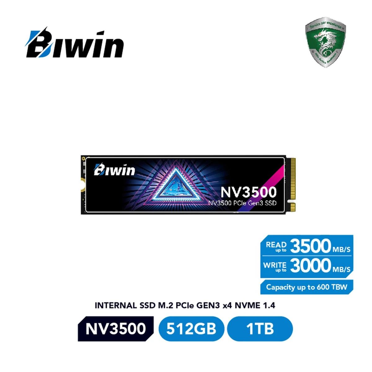 Jual Biwin Nv3500 M.2 Pcie Nvme Ssd Gen3 Solid State Drive Storage 