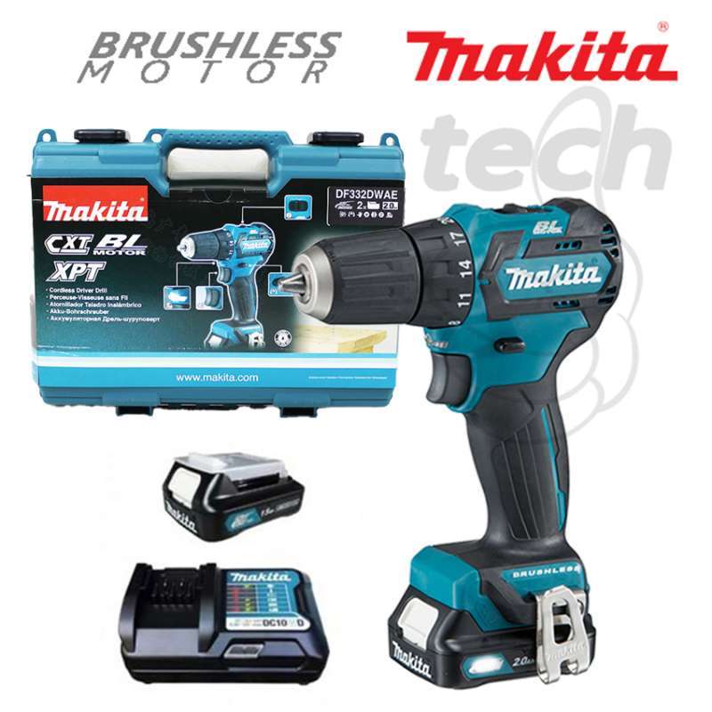 Promo Mesin Bor Baterai Cordless Drill Makita Df332 Dwae Df332dwae