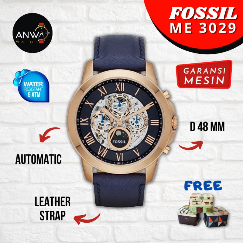Promo Jam Tangan Pria Grant Automatic Me 3029 Me3029 Mekanis Otomatis Tali Kulit Biru Anti Air Original Diskon 54 Di Seller Anwa Watch Banyu Urip Kota Surabaya Blibli