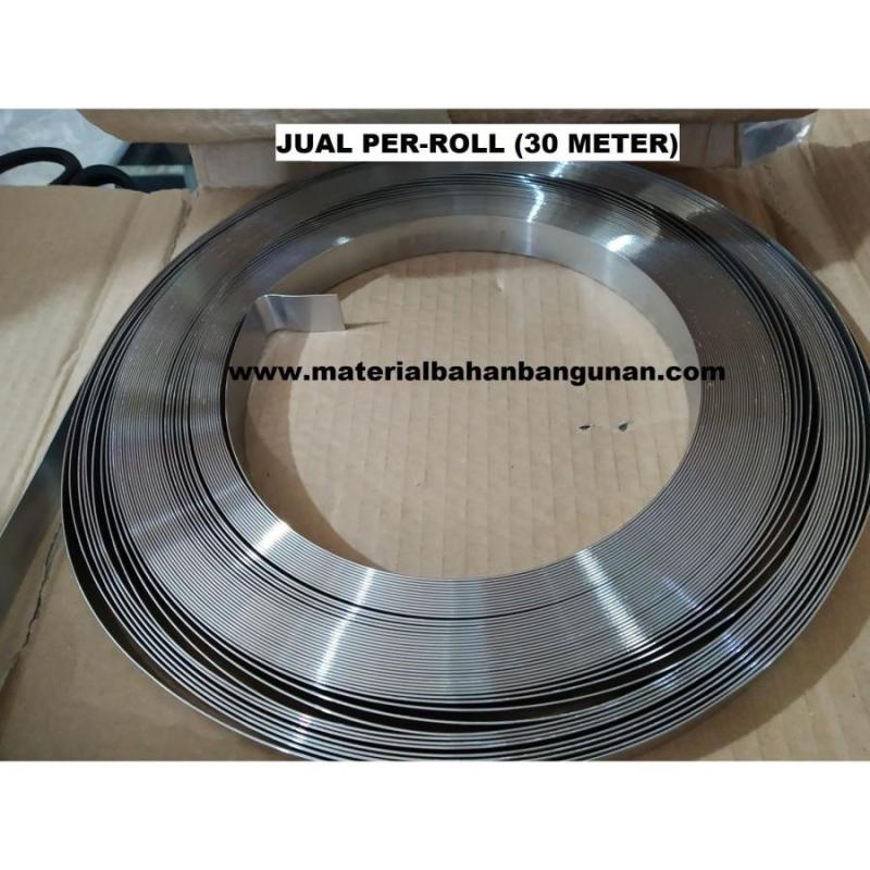 Jual Plat Strapping Band 5/8 Inch X 30 Meter Stainless Steel