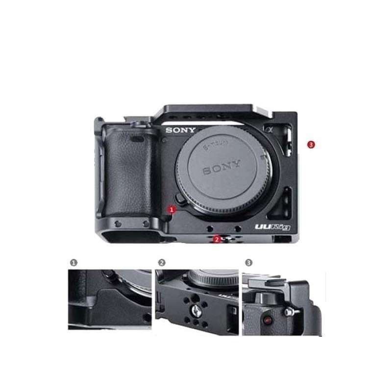 Promo Ulanzi Uurig Ca6400 Sony A6400 Rig Vlog Metal Cage Housing Case