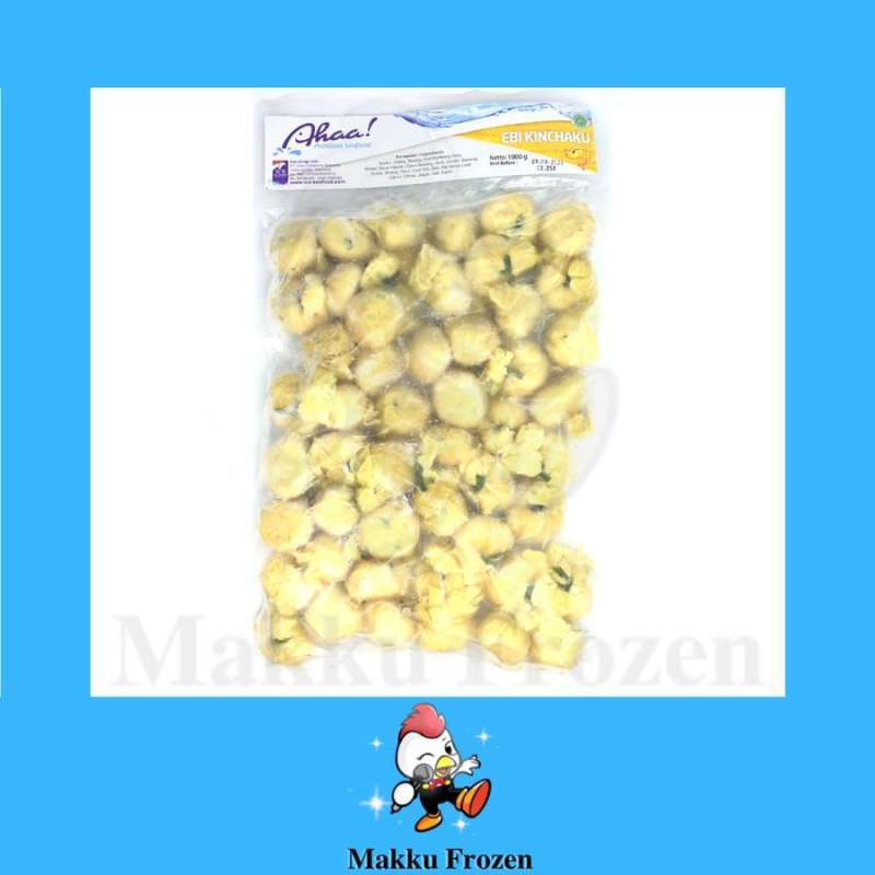 Jual Ahaa Premium Seafood Ebi Kinchaku (Money Bag) 1000gr, Halal Enak di Seller makkufrozen