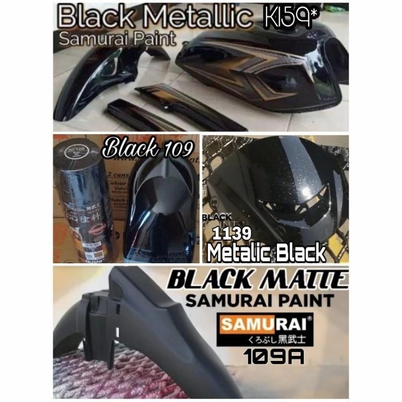 Jual Samurai Paint Hitam/ Black-flat-doff-metallik X-mio-matte