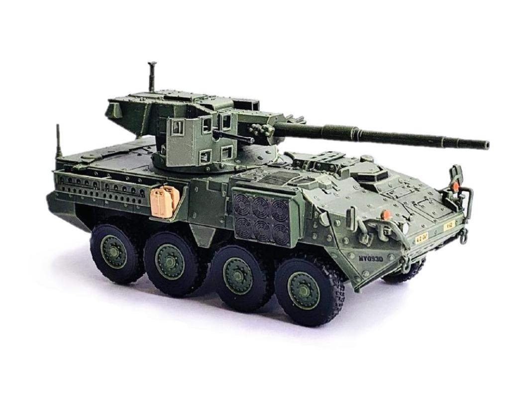 thumbnail image 2 of US M1128 Stryker MGS – 15mm 1/100 Scale – Flames Of War Team Yankee – Unbranded, USA Made 2 of 4