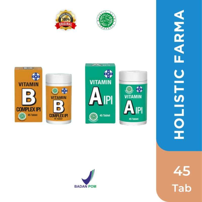 Jual Vitamin A dan B Complex IPI 45 Tablet di Seller Apotek holistic