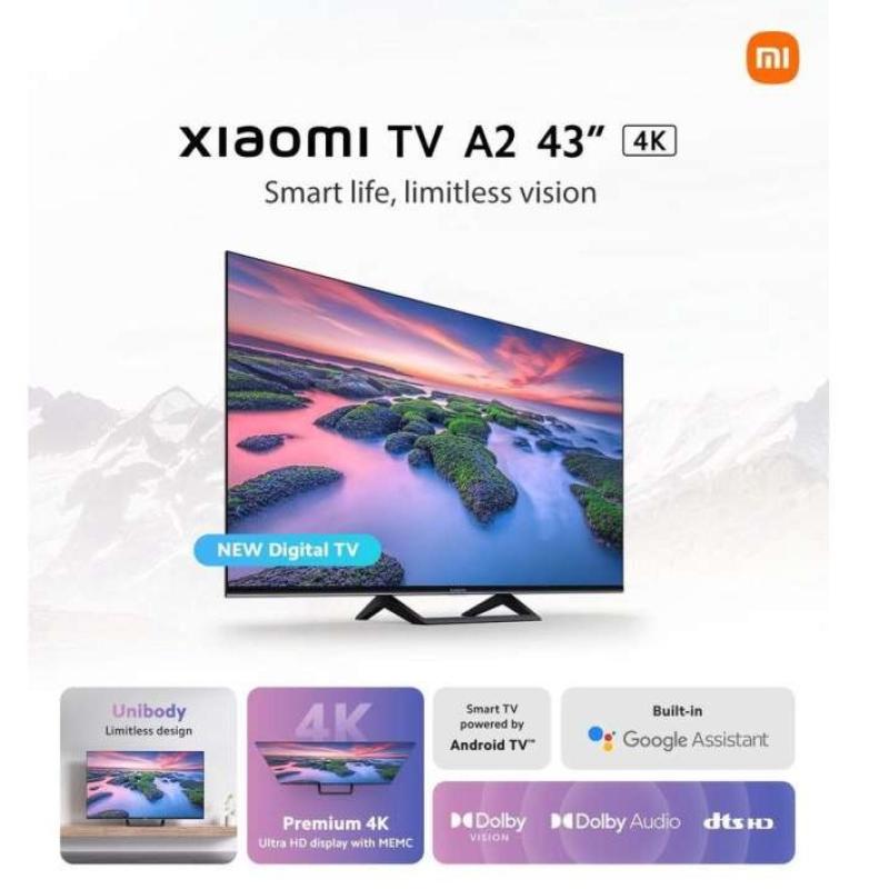 Promo Xiaomi Mi Tv A2 43 Inch 4k Fhd Dan Uhd Digital Tv - Android Tv ...