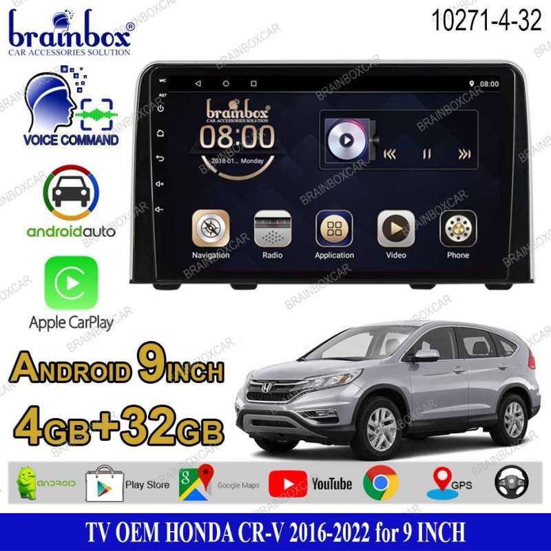 Jual Brainbox TV Mobil OEM Honda CRV 2016-2022 Android Headunit Tape ...