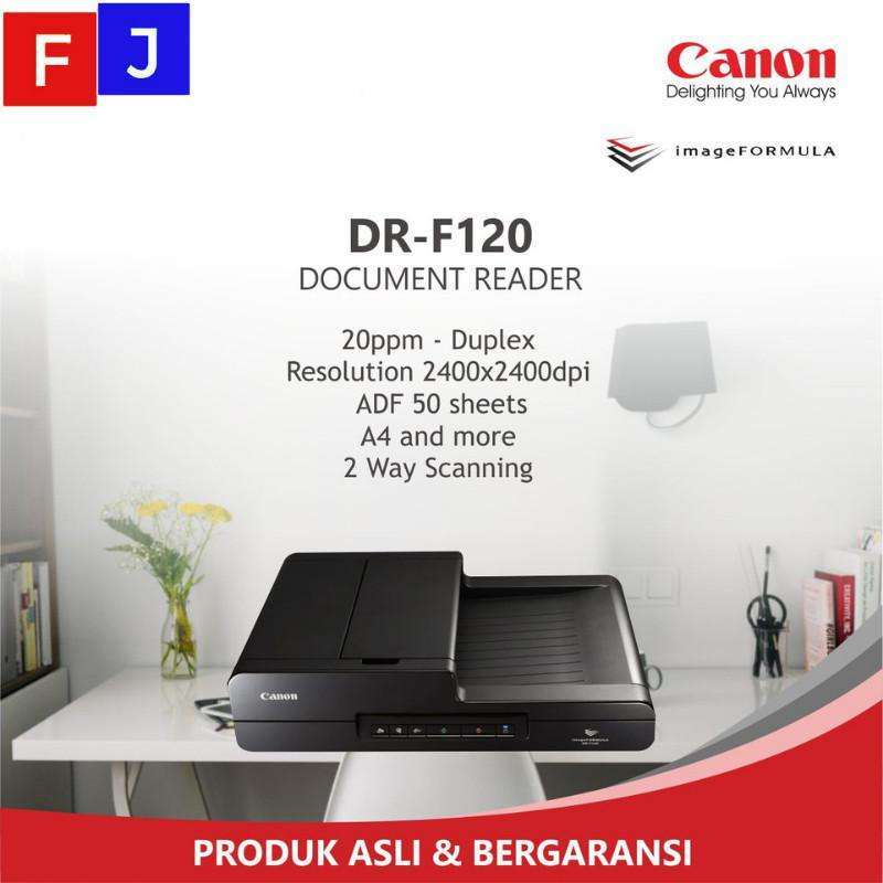Jual Scanner Flatbed Canon Imageformula Drf120 Drf120 Ukuran Legal F4