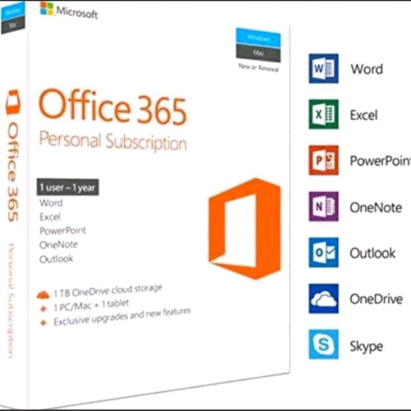 Jual microsoft office 30 home subscription software 12 Bulan di Seller LeniAprr Kamojing