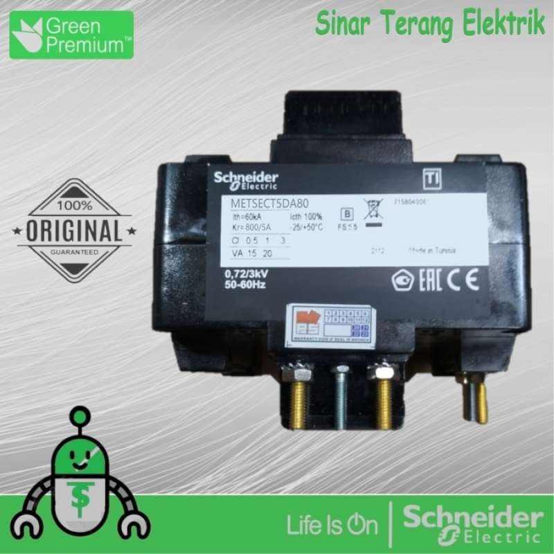 Promo Schneider Electric Current Transformer CT 800/5A METSECT5DA080