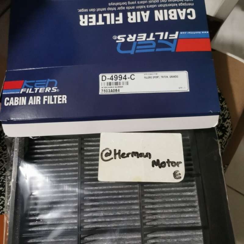 Promo Saringan Filter Ac Ken CarbonC Pajero Sport Triton Lancer Ex, Grandis Diskon 36 di