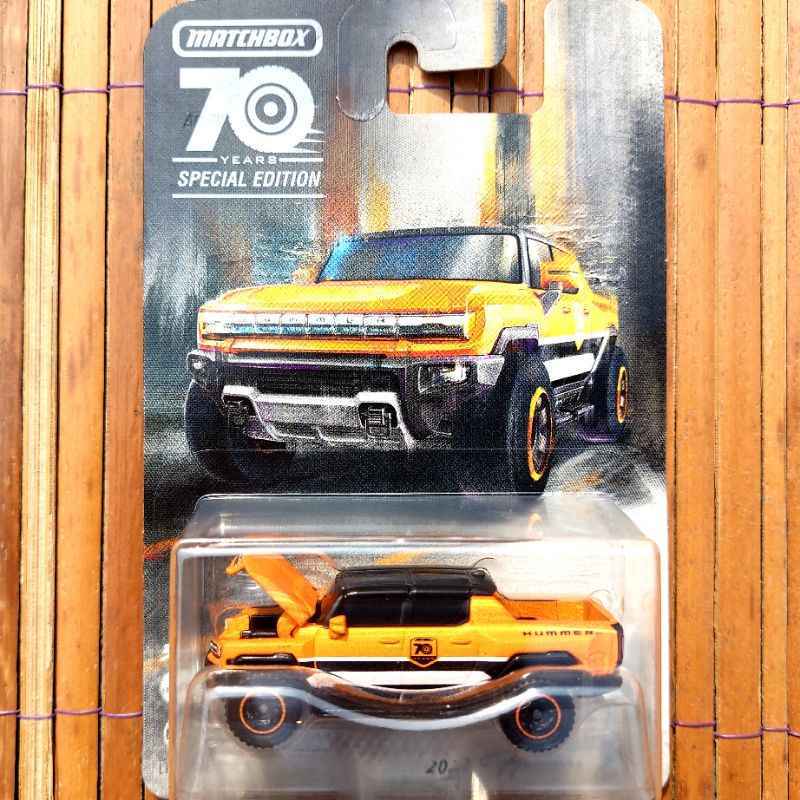 Jual MATCHBOX 70th SPECIAL EDITION 2022 HUMMER EV ORANGE - MOVING PARTS ...