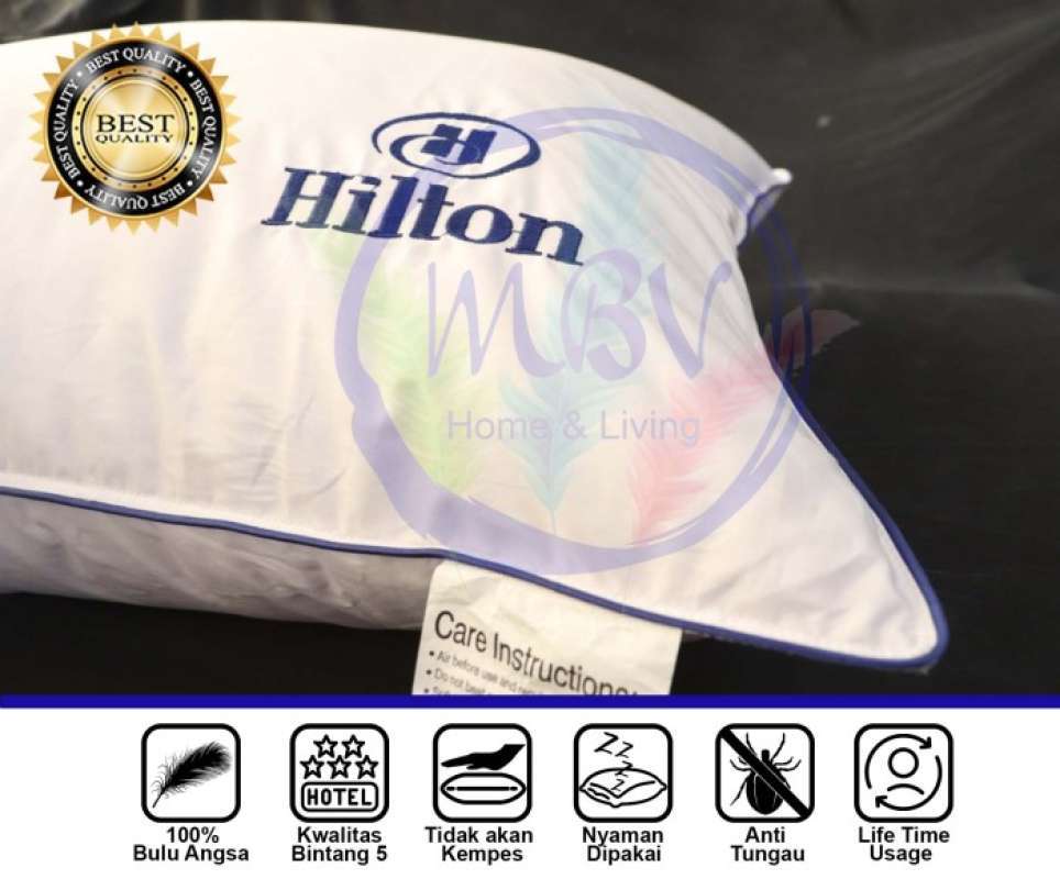 Promo Bantal / Pillow Bulu Angsa Hilton Version 70 Down Diskon 23 di