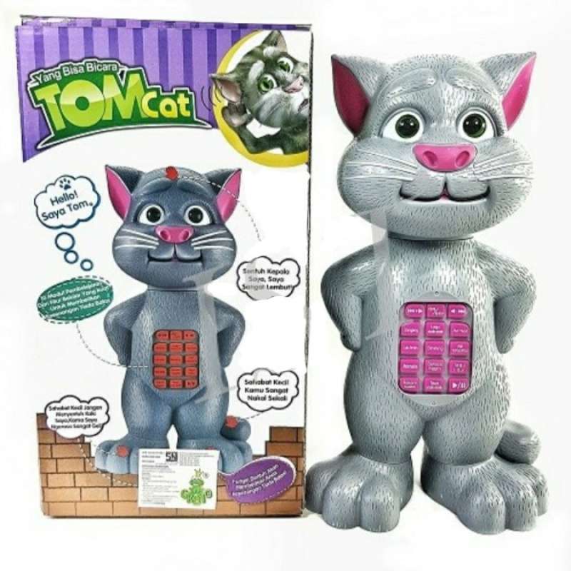 Jual Mainan Talking Tom Cat Tombol Kucing Berbicara Di Seller Hamra