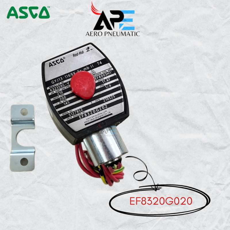 Jual SOLENOID VALVE ASCO EF8320G202 DC24 di Seller Aero Pneumatic