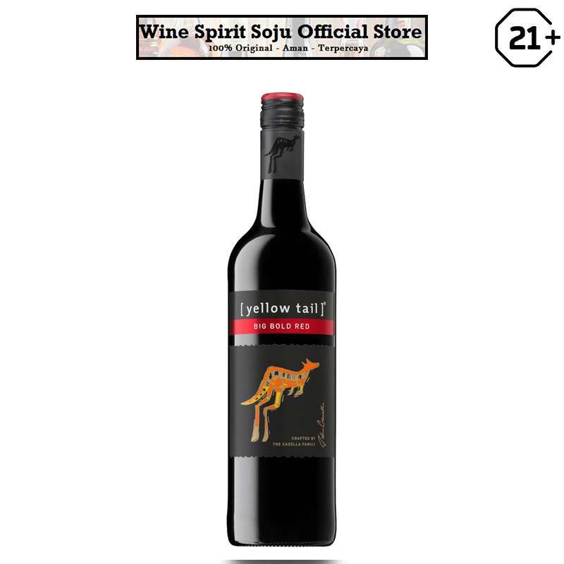 Jual Yellow Tail Big Bold Sweet Red Wine 750ml di Seller
