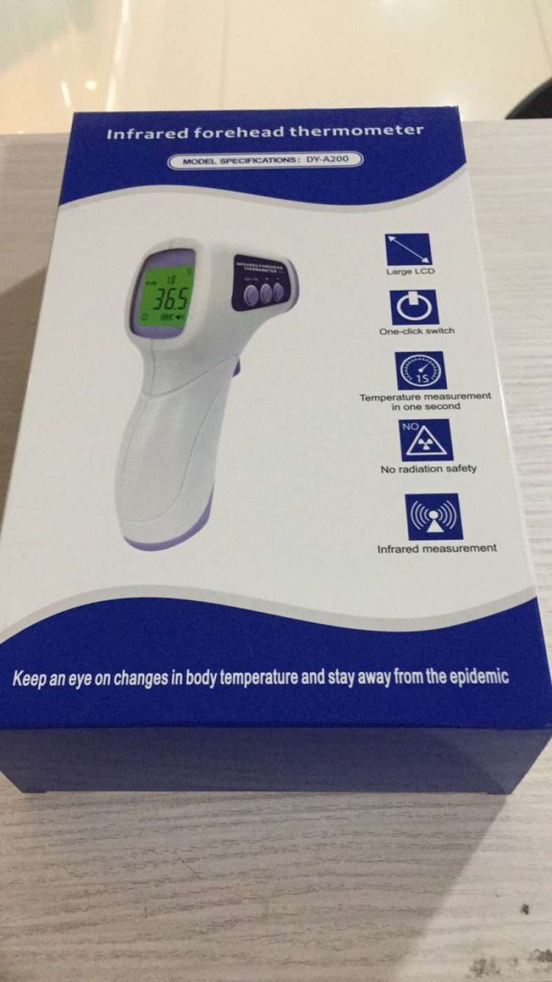 Promo Thermometer Forehead Infrared Model DY A200 Diskon 23 di Seller