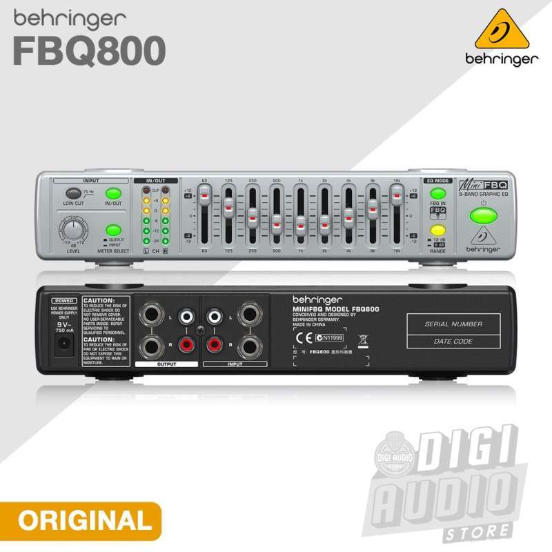 Jual Behringer MiniFBQ FBQ800 Mini Graphic Equalizer Equaliser